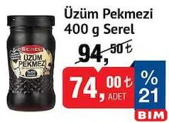 SEREL ÜZÜM PEKMEZİ 400 G SEREL ÜZÜM PEKMEZİ 400 G
